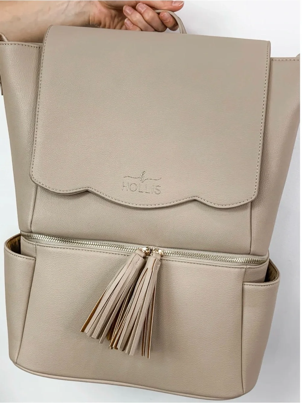 NWT RETIRED- Hollis Diaper Bag in NUDE